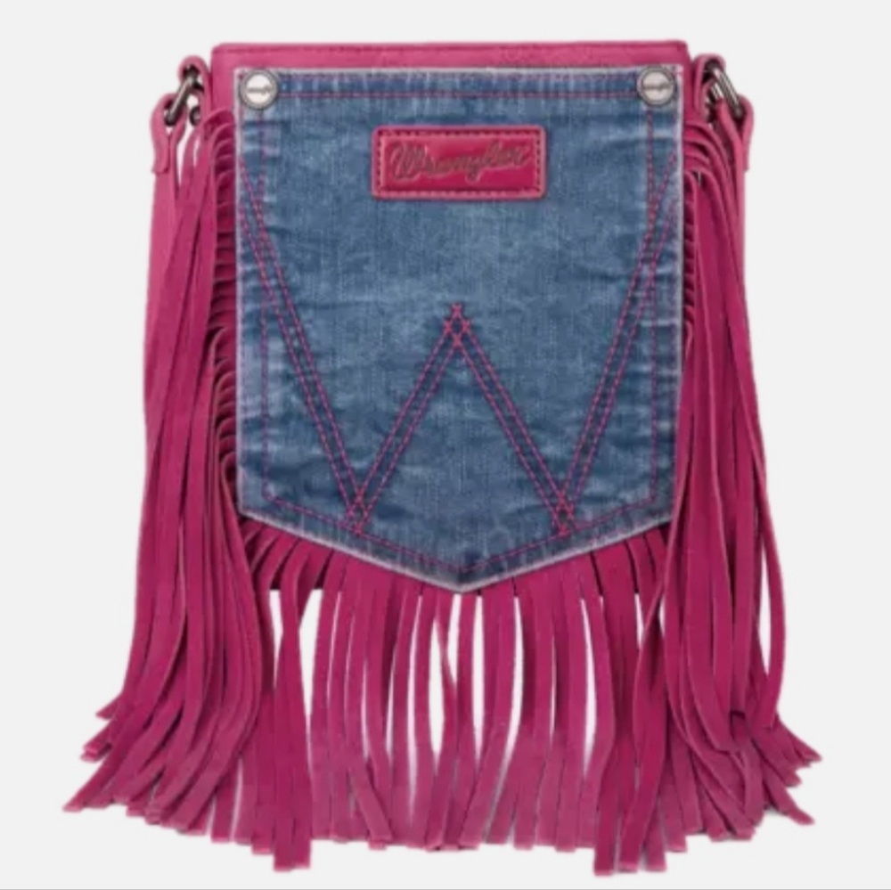 Wrangler Fringe Crossbody Purse